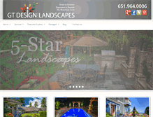Tablet Screenshot of landscapegt.com